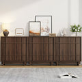 Modern Multi-Functional Sideboard Buffet Cabinet with Adjustable Shelves & Elevated Legs