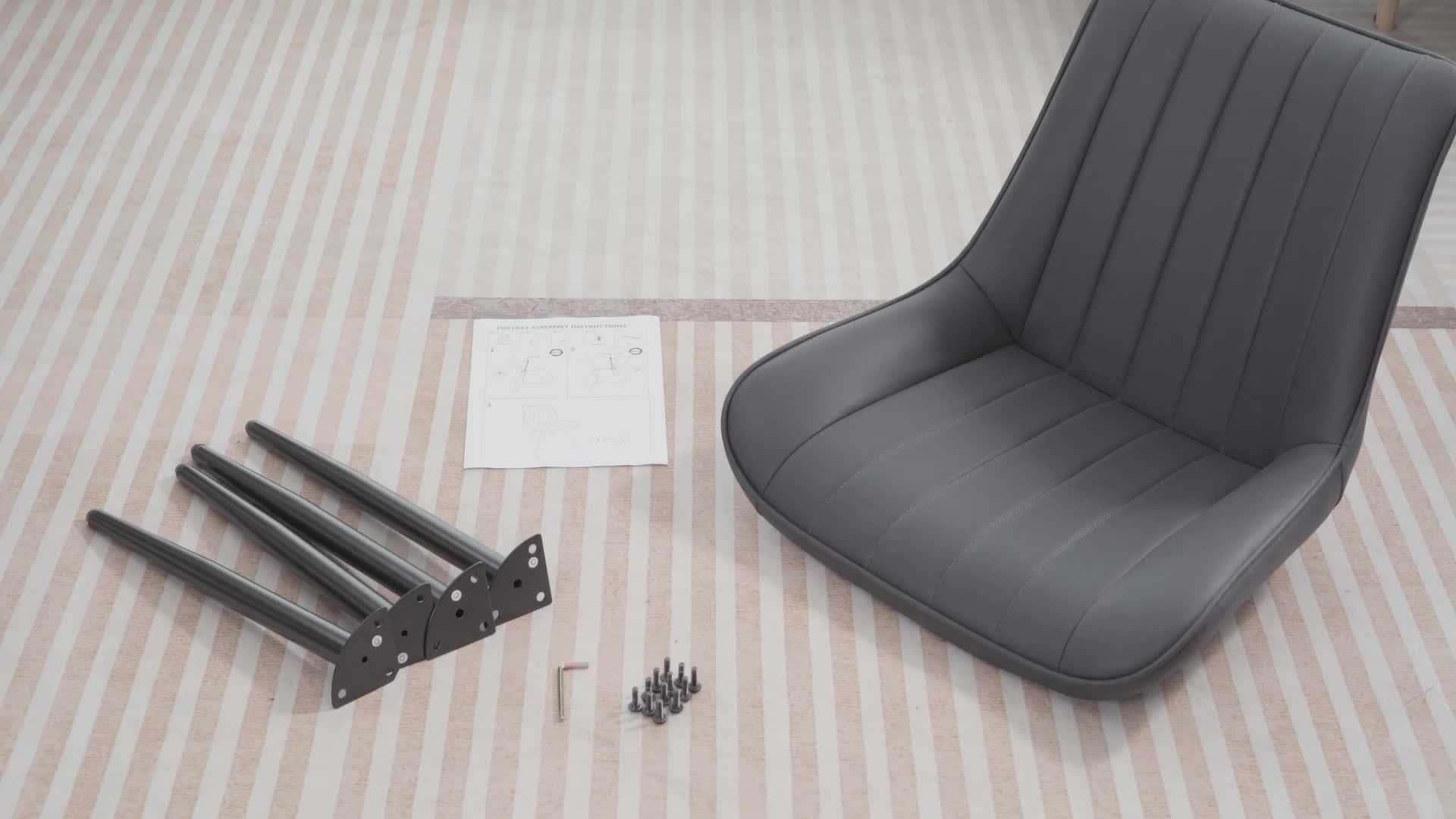 Modern Dining Chairs Set Of 2\u002F4! Comfy Dining Room Chairs Reception Chair with Thick Cushions