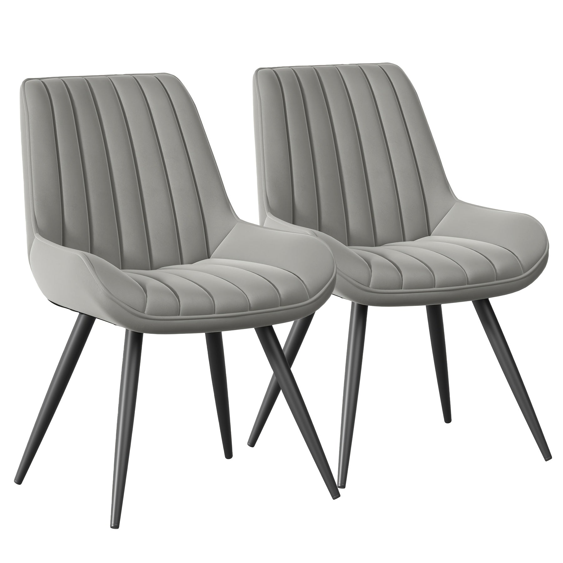 Modern Dining Chairs Set Of 2\u002F4! Comfy Dining Room Chairs Reception Chair with Thick Cushions
