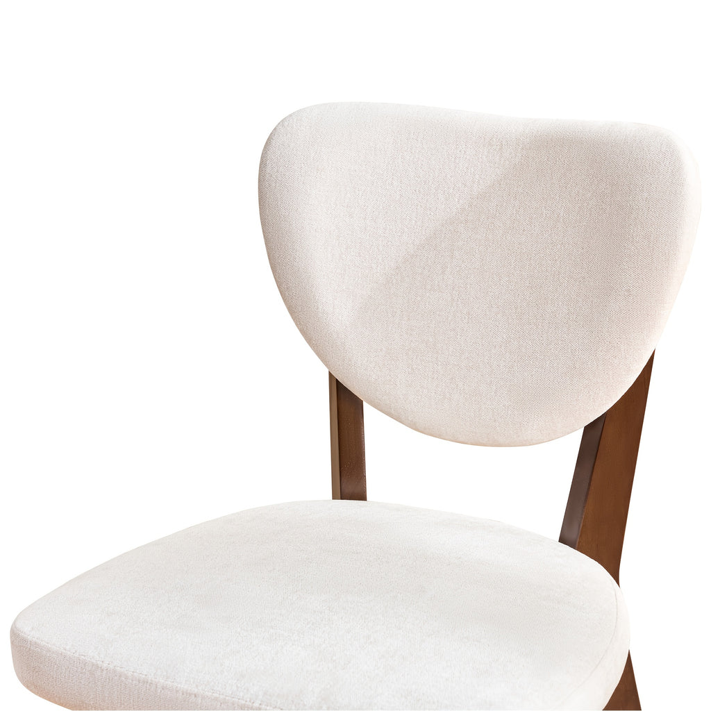 KERDOM Classic Dining Chairs Set Of 4, Armless Farmhouse Style Restaurant Chair Balcony Guest Chair