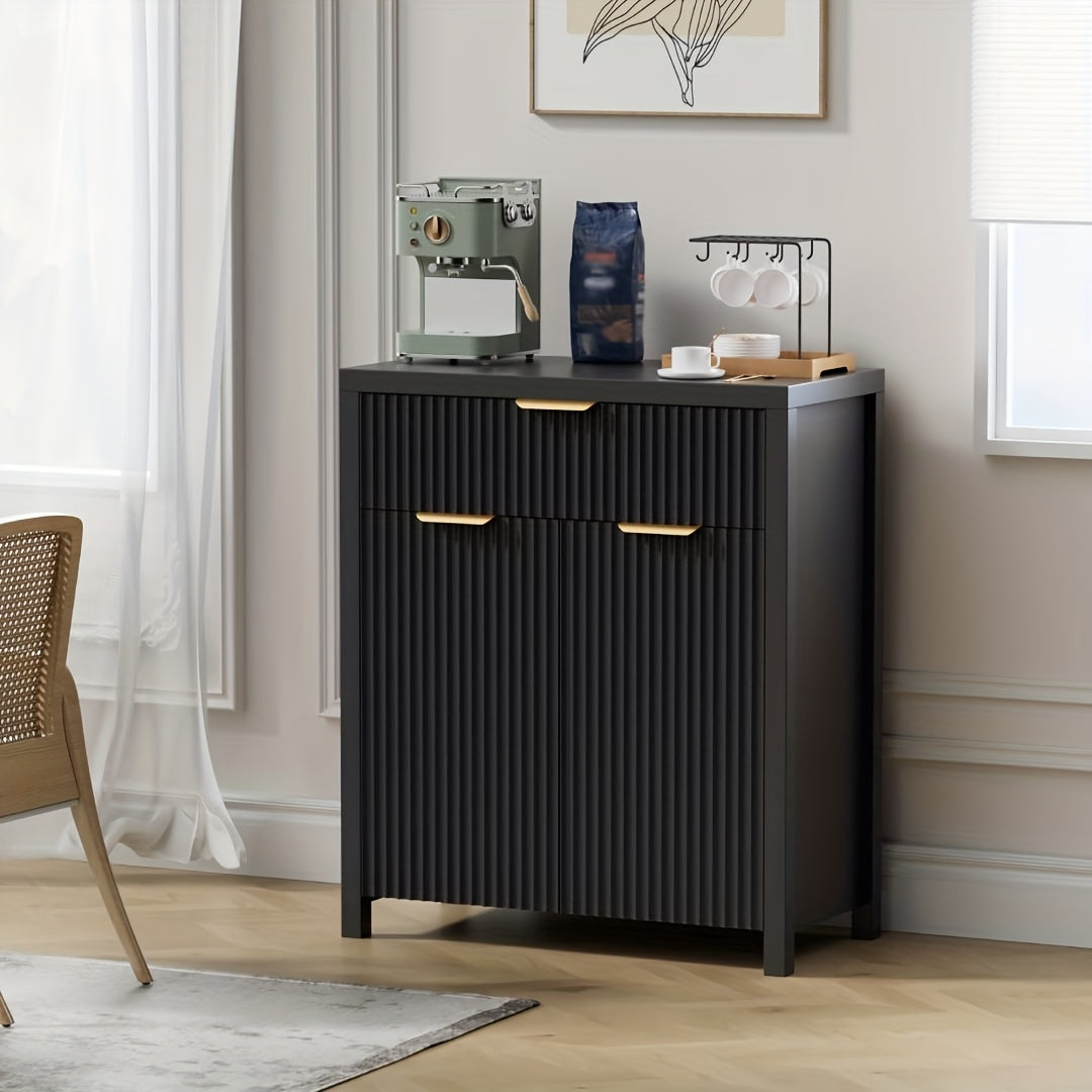 28in Sideboard Buffet Cabinet Sturdy 28in Sideboard Buffet Cabinet with Adjustable Shelves & Drawers