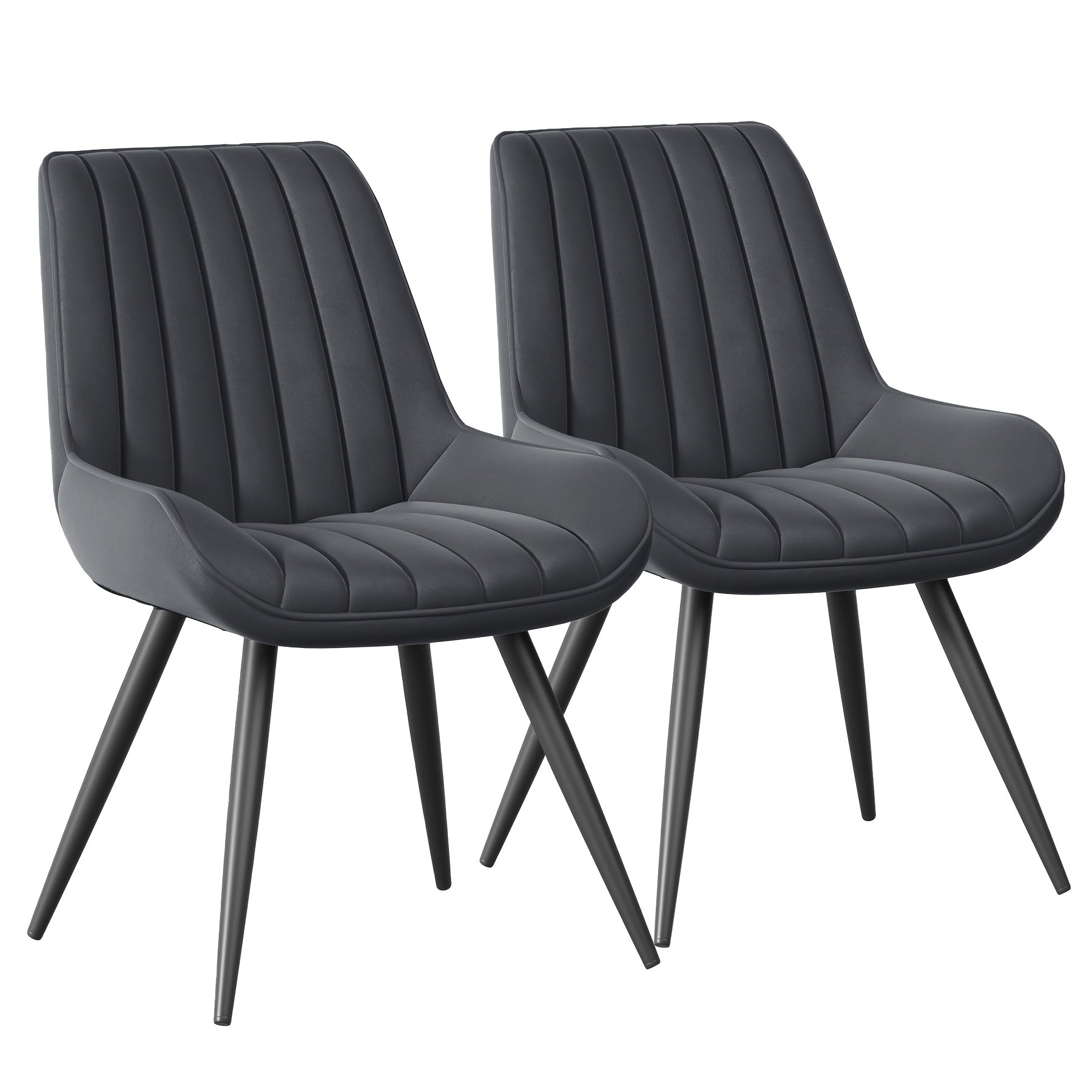 Modern Dining Chairs Set Of 2\u002F4! Comfy Dining Room Chairs Reception Chair with Thick Cushions
